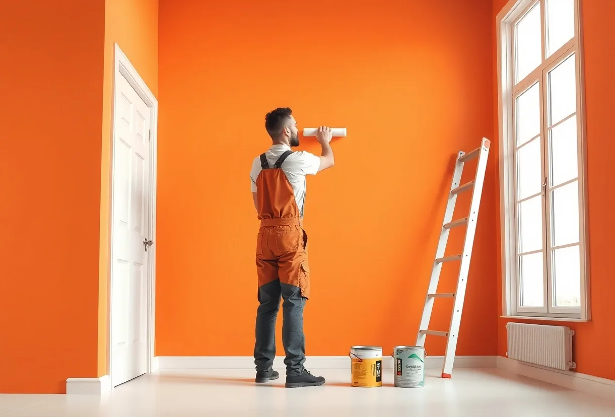 Peintre Cuers 83390 en intervention sur un chantier
